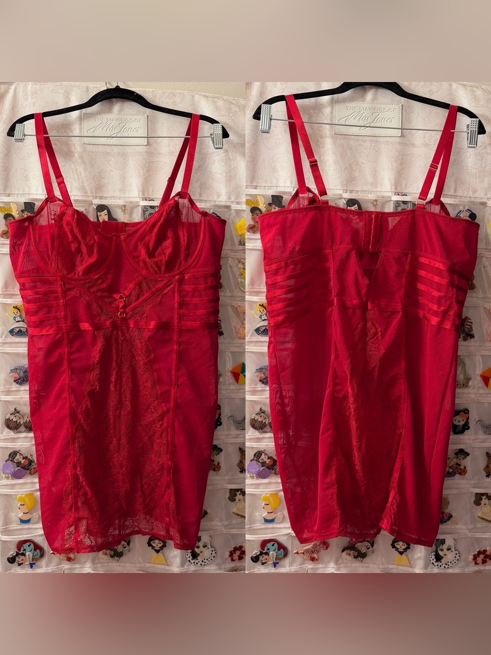 Torrid red Straps And Lace Chemise SZ 2X - Picture 2 of 8